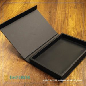 hardbox with magnetic flap